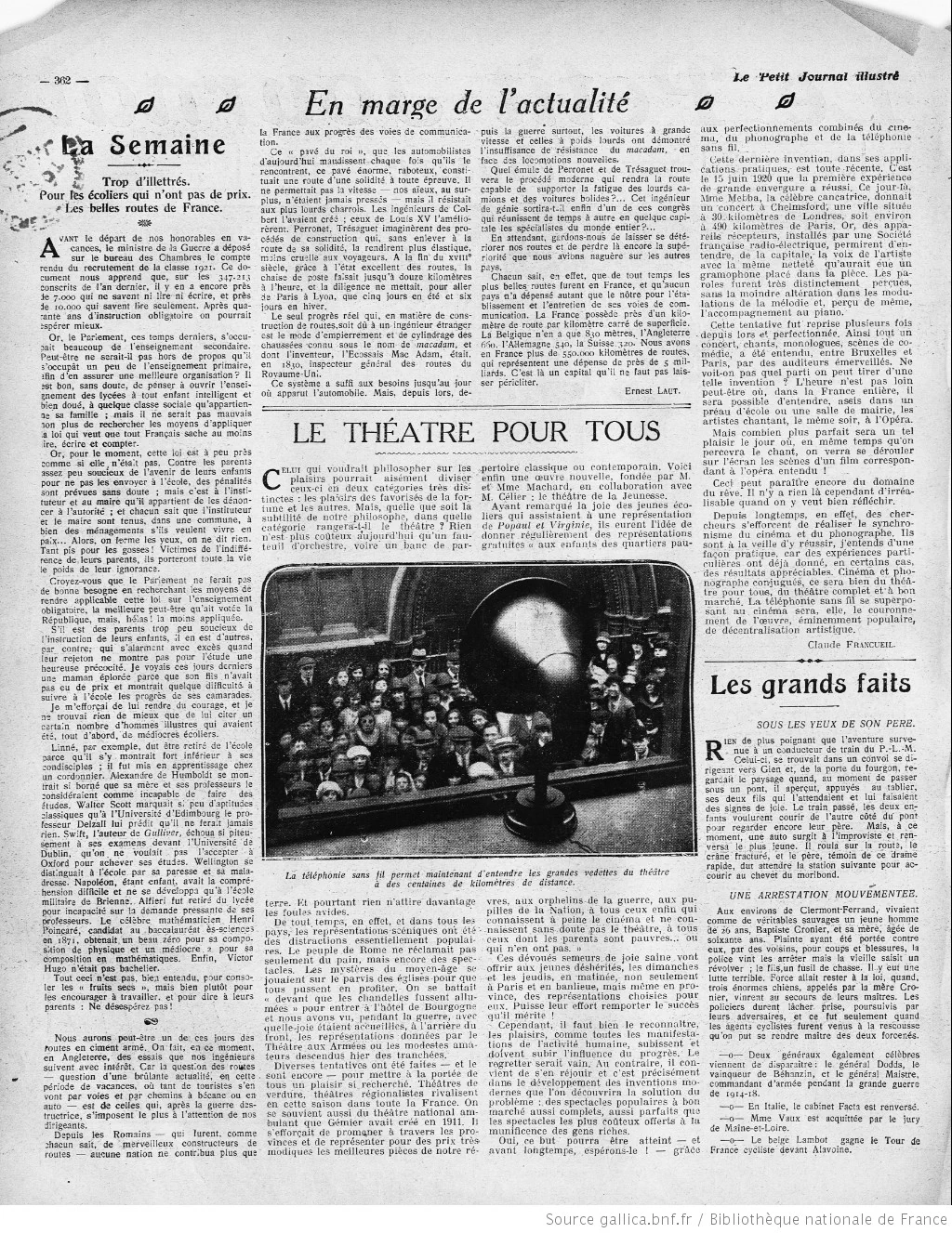 La Bignole Le Petit journal illustré édition du 30 juillet 1922 page deux 2