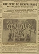 Sport et charité : une fête de bienfaisance au Fresnoy-Tourcoing (Nord), avec une photo de l'équipe du Hockey-club du Fresnoy, champion de France 1922