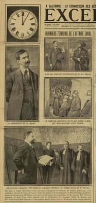 'affaire du "corbeau" le procès d'Angèle Laval est une bataille d'experts avec photos des protagonistes