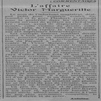 l'affaire Victor Margueritte