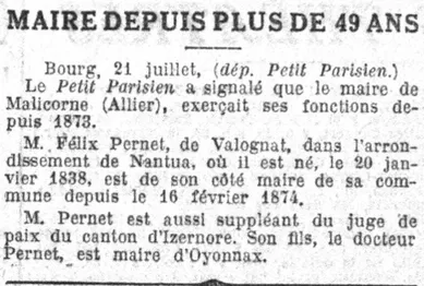 Mayor for more 49 years