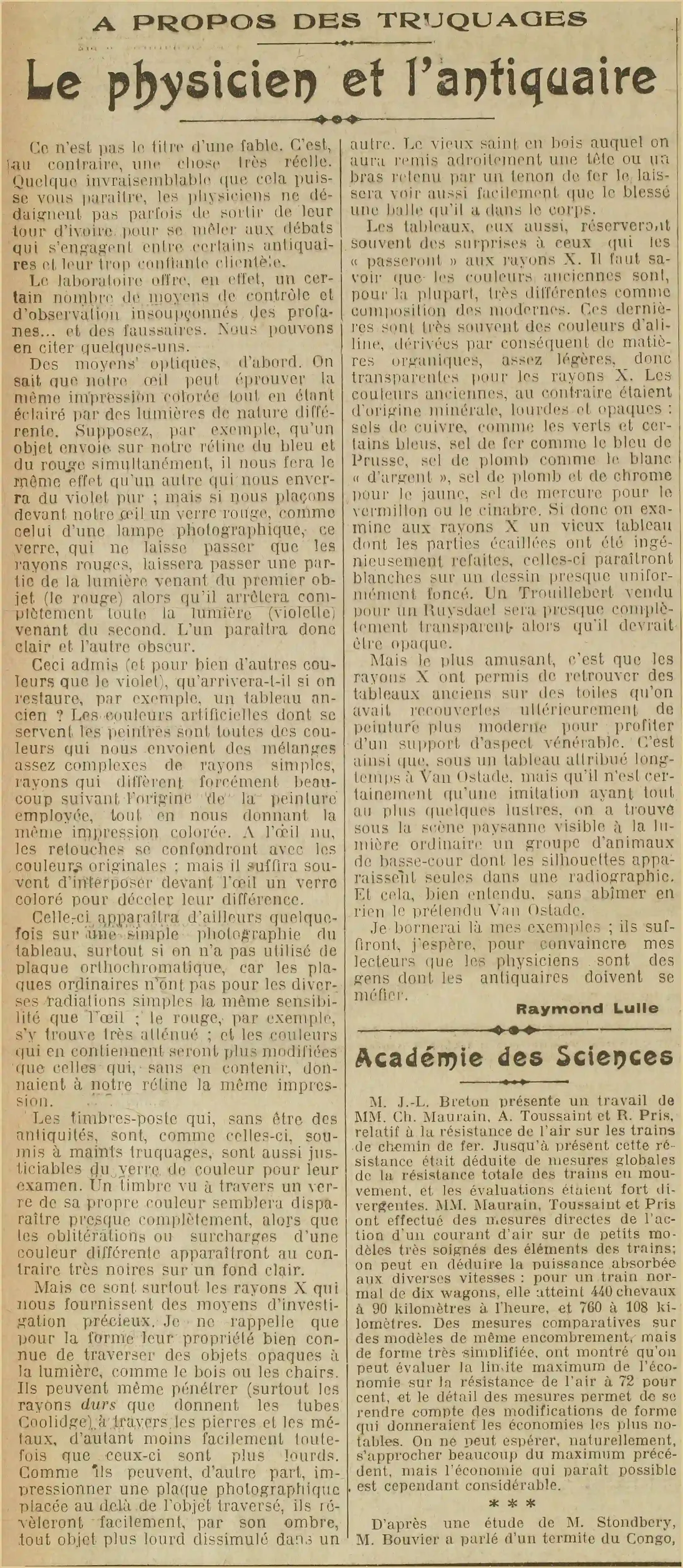 physicien et antiquaire